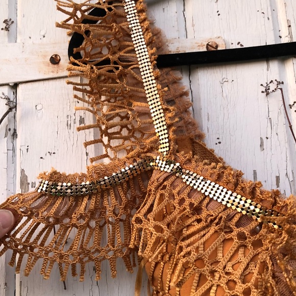 Raisa Vanessa Chainmail Mini Dress 36 XS Fringe - Picture 3 of 15